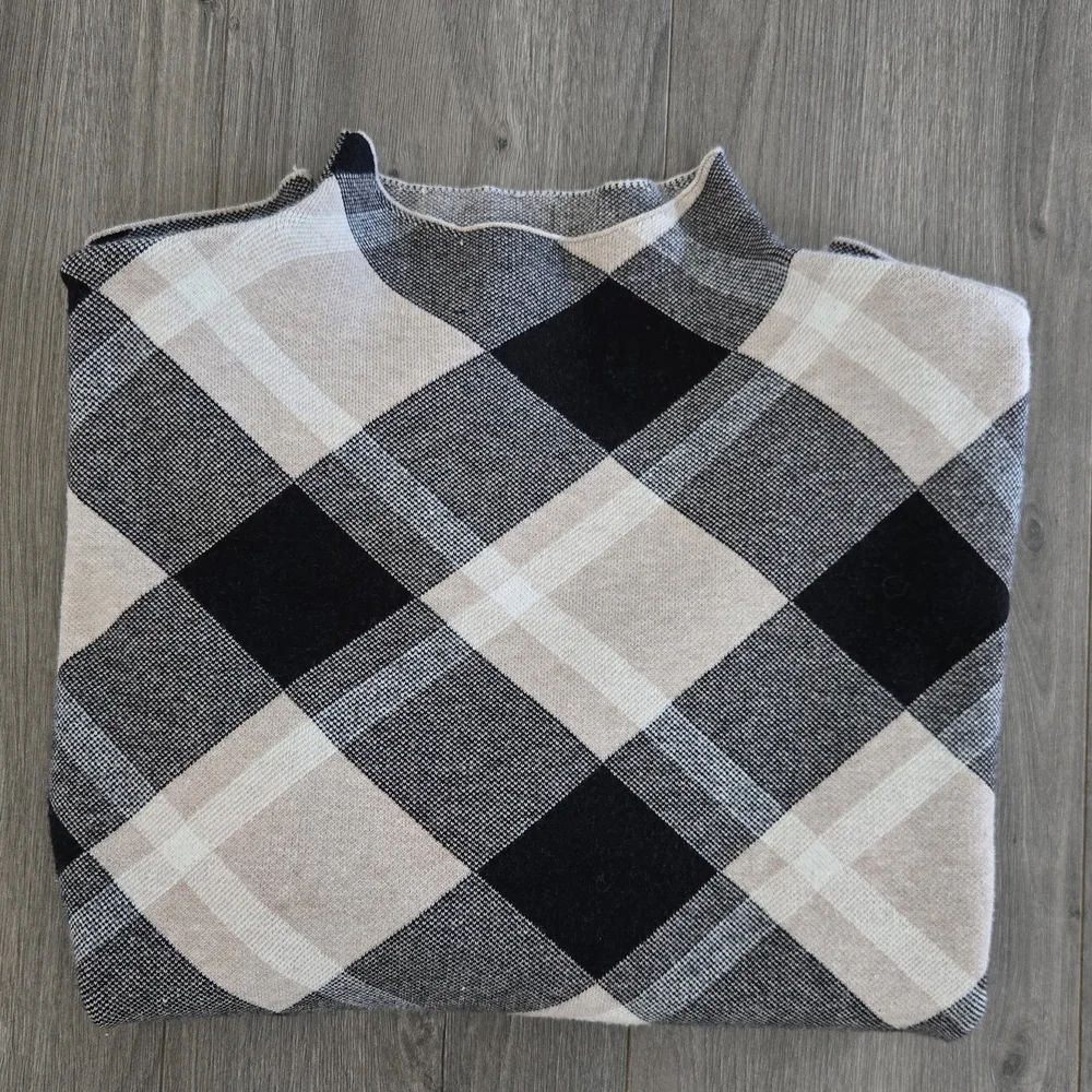 Racheal Zoe Plaid Pullover Sweater Womens Size XL - Picture 16 of 16
